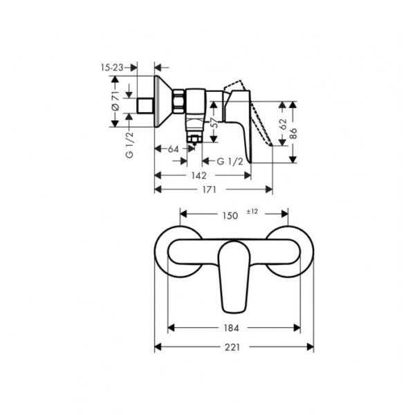 Hansgrohe Talis E de Ducha