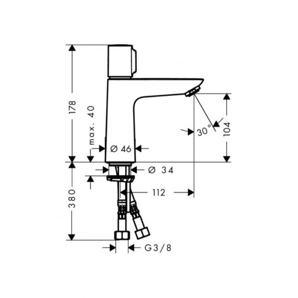 Hansgrohe Talis Select E 110 de Lavabo