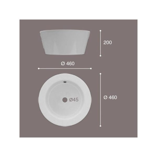 Lavabo De Ceramica Oval