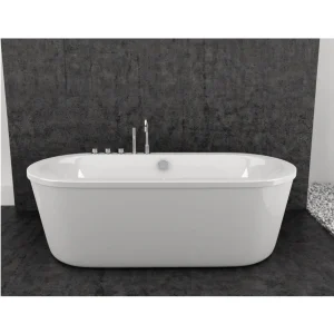 Bañera de hidromasaje ovalada Loft blanca Sanycces
